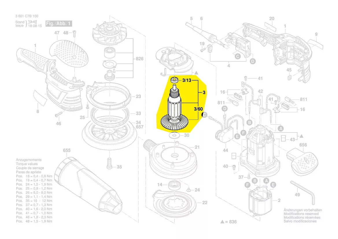 Induit réf. 2 604 011 434 BOSCH